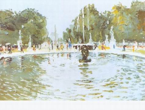 Paris Scene oil painting